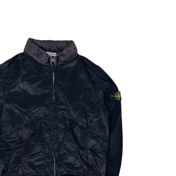 Stone Island 2011 Navy Nylon Metal Bomber Jacket - XL