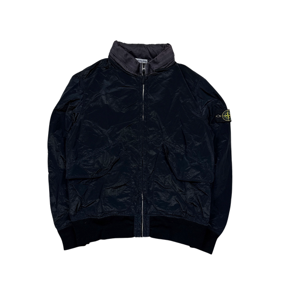 Stone Island 2011 Navy Nylon Metal Bomber Jacket - XL