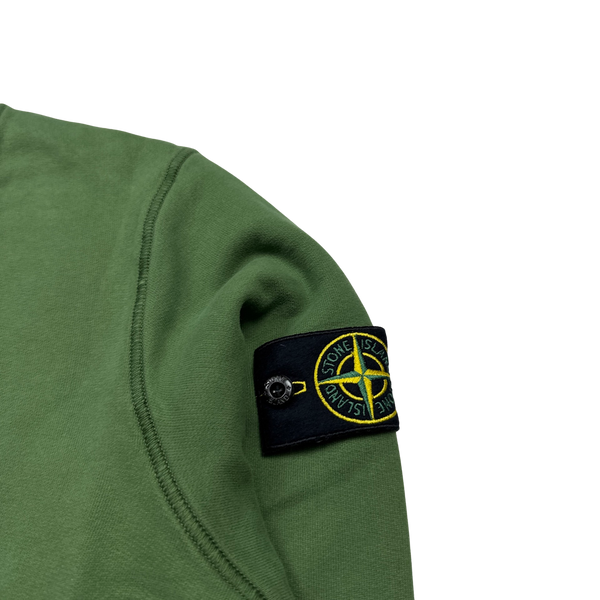 Stone Island 2022 Green Crewneck Sweatshirt - Small