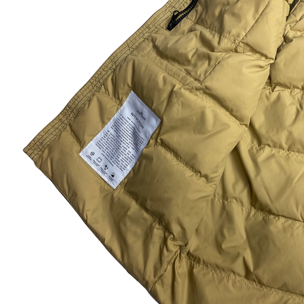 Stone Island 2012 Khaki Nylon Down Puffer Gilet - Large