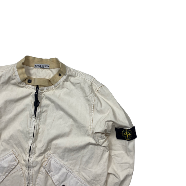 Stone Island 2006 Off White Thick Cotton Jacket - XL