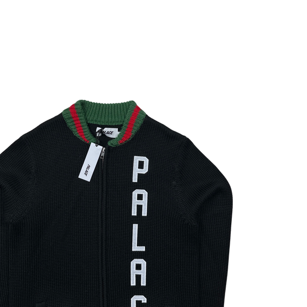 Palace 'Gucci' Zipped Knitted Jumper - Small