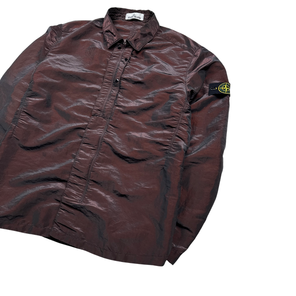 Stone Island 2016 Dark Red Weft Overshirt - XL