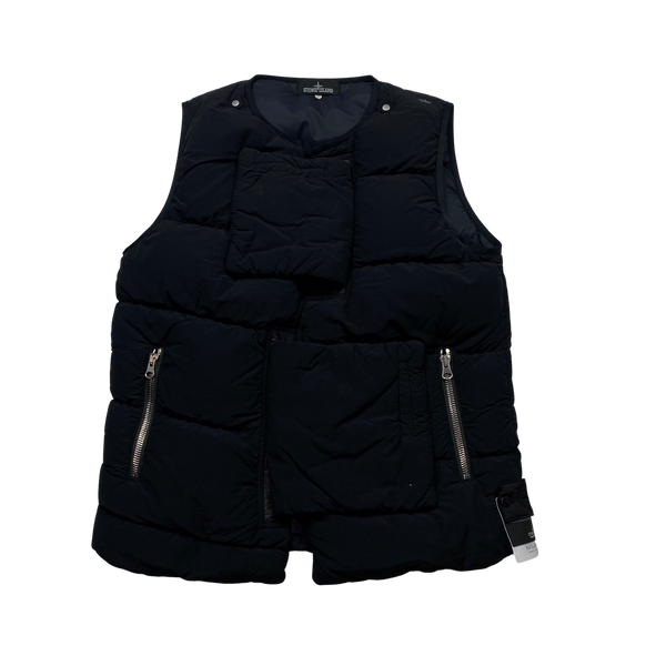 Stone Island Black Shadow Project Naslan Light Reflective Gilet