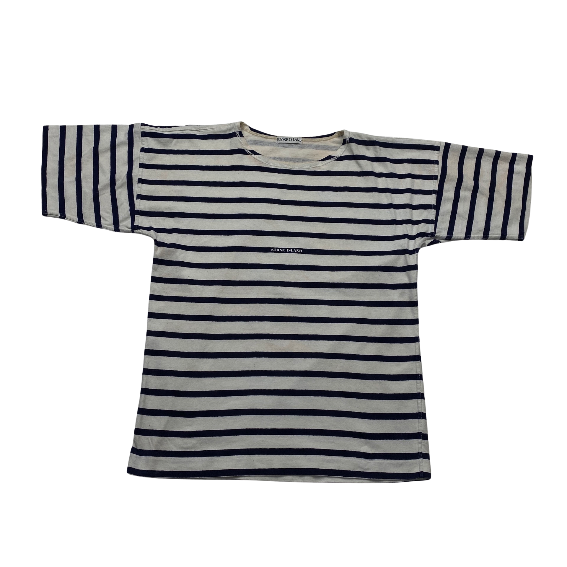 Stone island striped hot sale t shirt