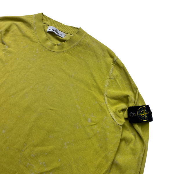 Stone Island Yellow Tie Dye OVD Camo Soft Knit - Medium – Mat's Island