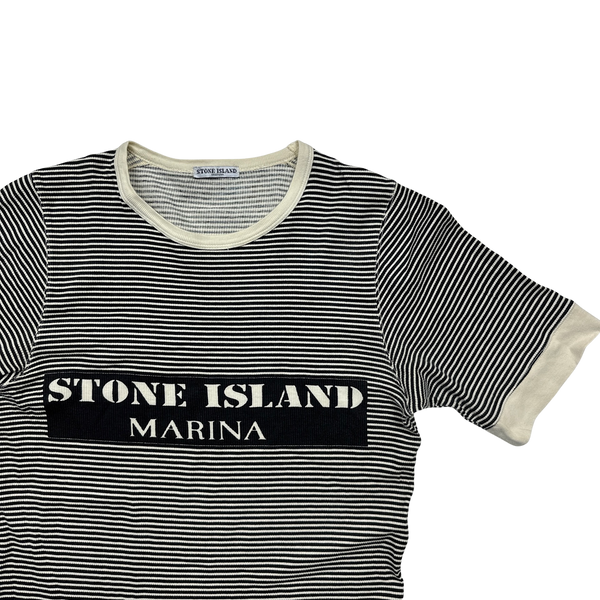 Stone Island 2006 Striped Marina T Shirt - Small