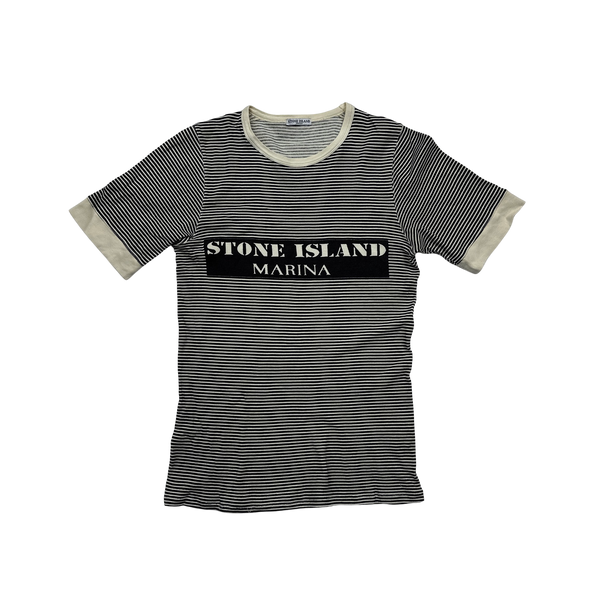 Stone Island 2006 Striped Marina T Shirt - Small