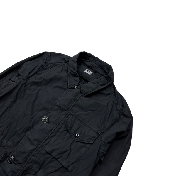 CP Company Black 50 Fili La Millie Watch Viewer Jacket Small