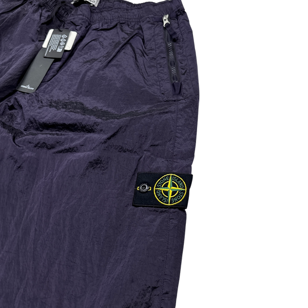 Stone Island 2023 Purple Nylon Metal Econyl Trousers - 31