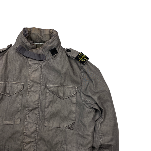 Stone Island 2005 Shoulder Badge Lino Flax Dutch Rope Jacket - Medium