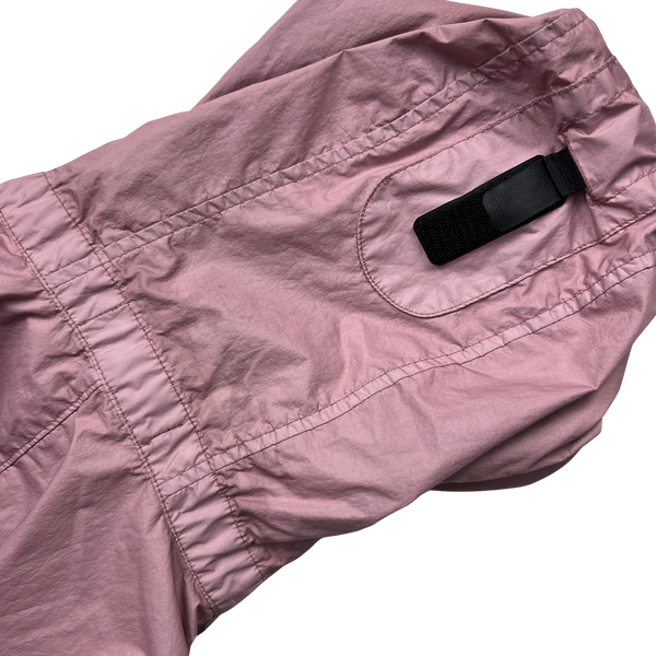 Stone Island Pink Membrana 3L TC Hooded Jacket - Medium