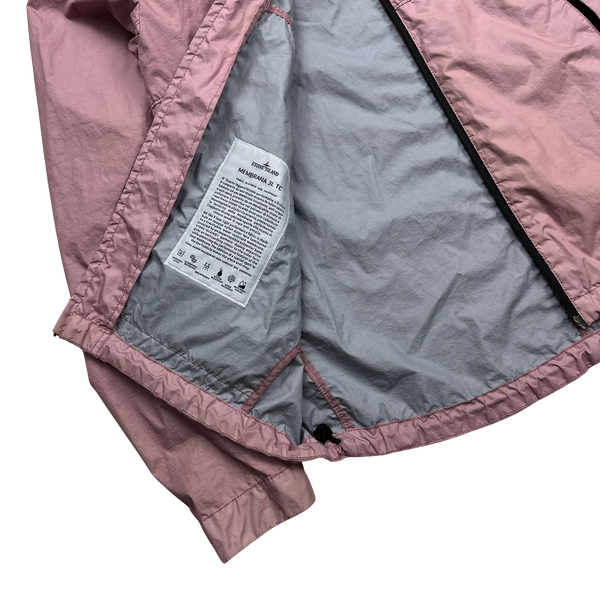 Stone Island Pink Membrana 3L TC Hooded Jacket - Medium