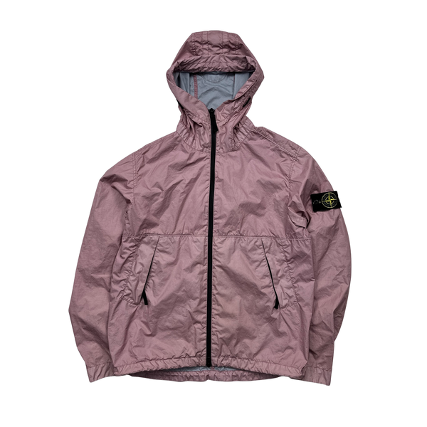 Stone Island Pink Membrana 3L TC Hooded Jacket - Medium