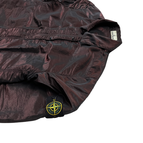 Stone Island 2016 Dark Red Weft Overshirt - Large