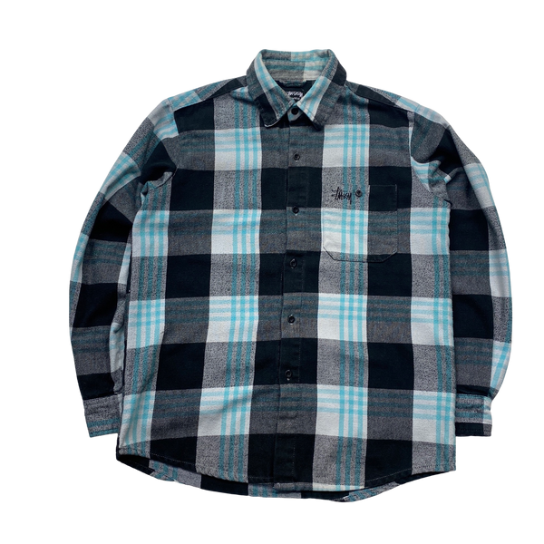 Stussy Heavyweight Flannel Shirt - Medium