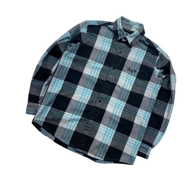 Stussy Heavyweight Flannel Shirt - Medium