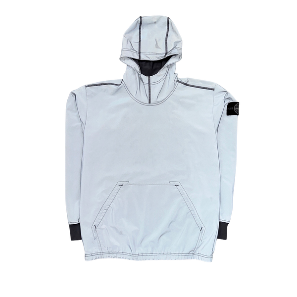 Stone island clearance reflective hoodie