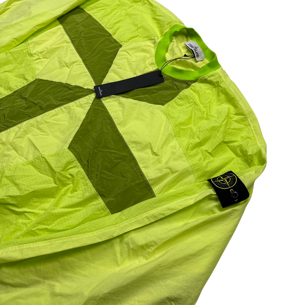 Stone Island 2022 Neon Nylon Metal Rip Stop Tracksuit Set Large