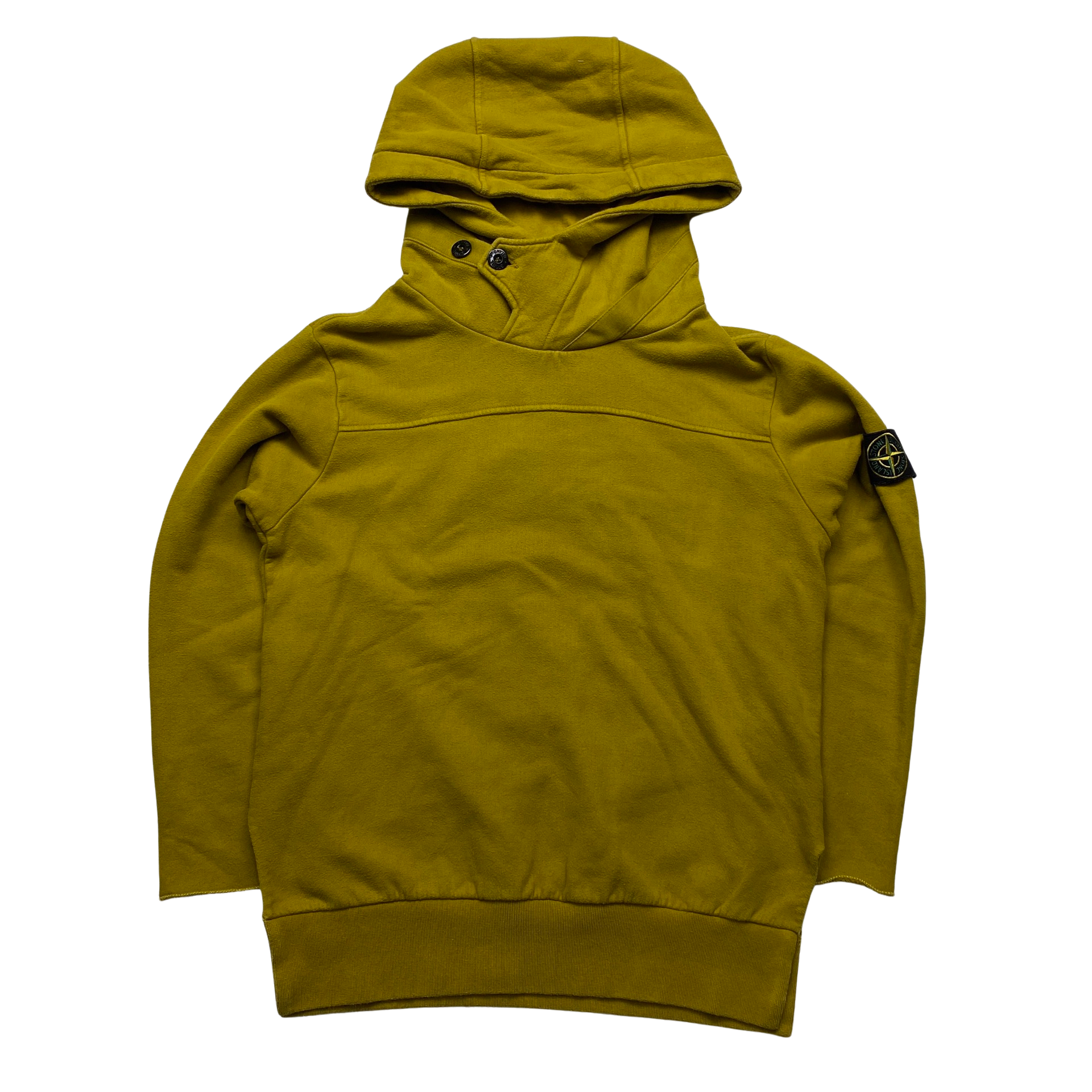 Mustard stone island sweatshirt store