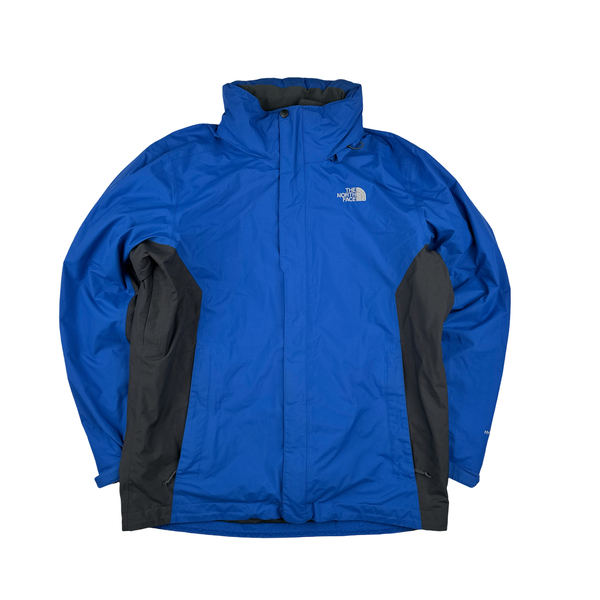 North Face 3 In 1 Blue Hyvent Jacket - Large