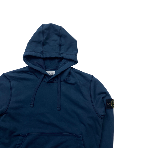 Stone island outlet hoodie navy blue