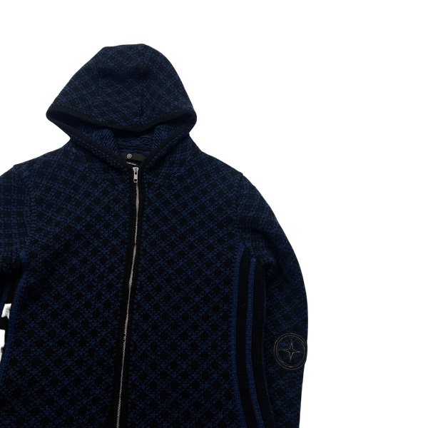 Stone Island Denims Wool Knit Heavyweight Zipup Hoodie - XL – Mat's Island