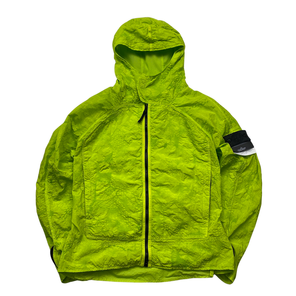 Stone Island Shadow Project 2022 Green Waffle Print Econyl Nylon Metal ...