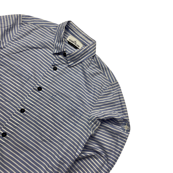 Stone island hot sale striped shirt