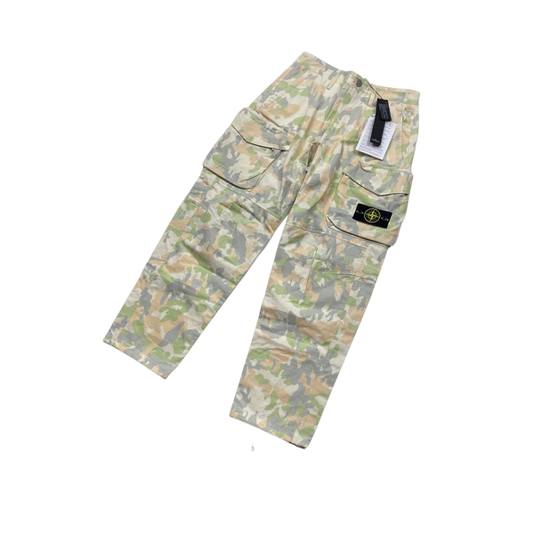 Stone Island x Supreme 2022 Ice Camo Cargo Trousers - 30