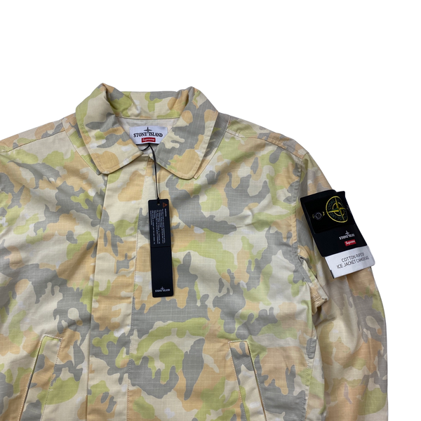 Supreme X Stone Island Reactive Ice Camo Ripstop Jacket - Small