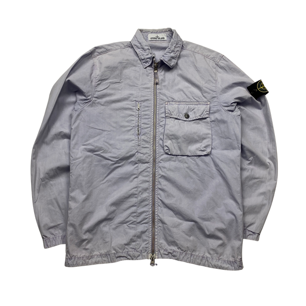 Stone island sale lilac overshirt