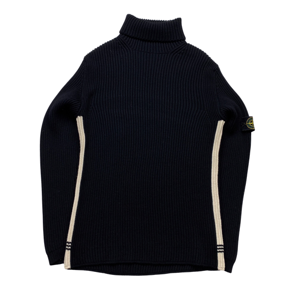 Stone island outlet roll neck jumper