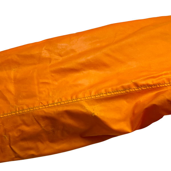 Stone Island Orange 30th Anni Mussola Gommata Padded Jacket - Large