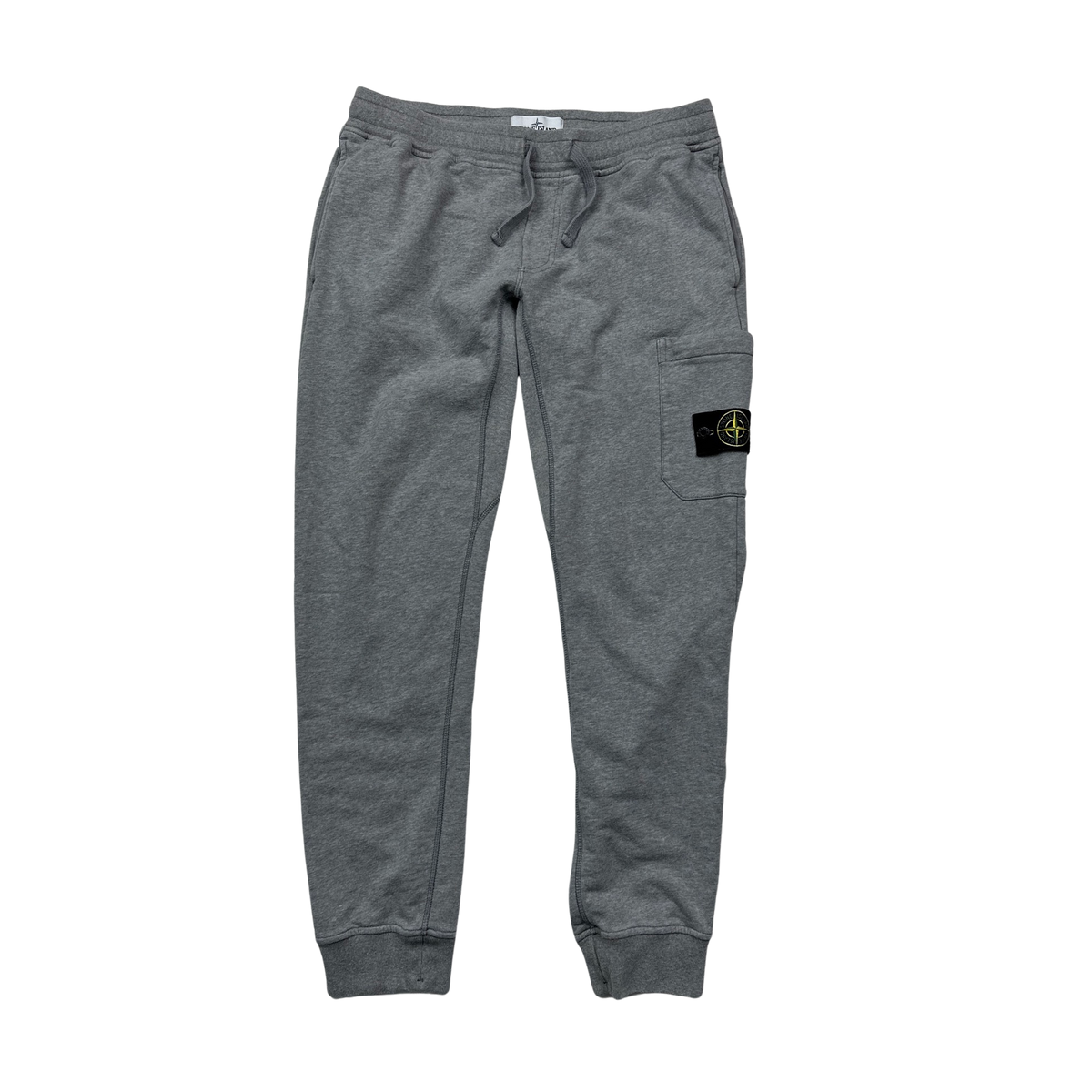 Stone Island Light Grey Cotton Joggers - Large – Mat's Island