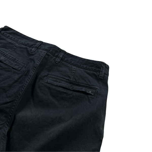 Stone Island 2019 Navy Cotton Shorts - 28" & 29"