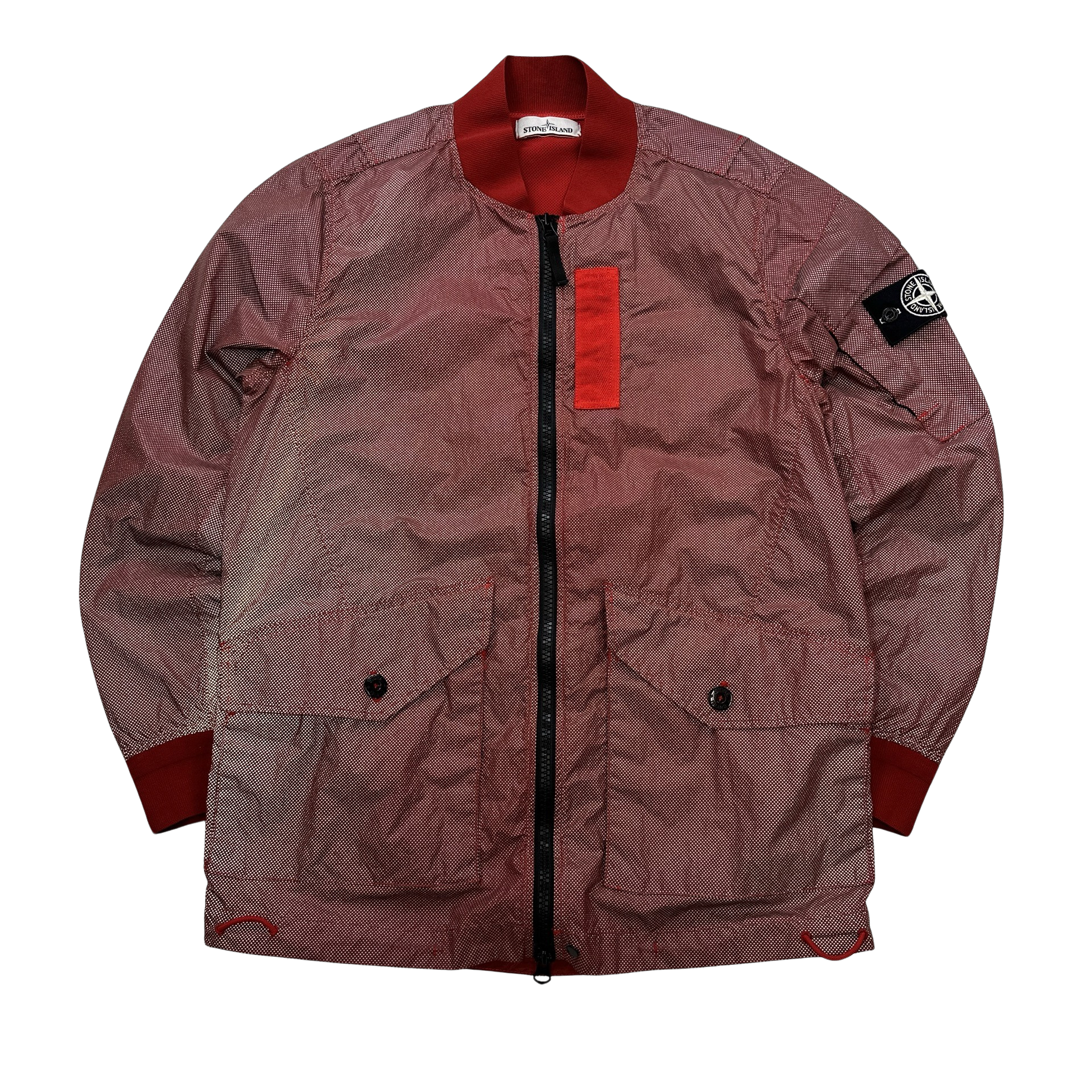 Stone island garment dyed pixel reflective deals