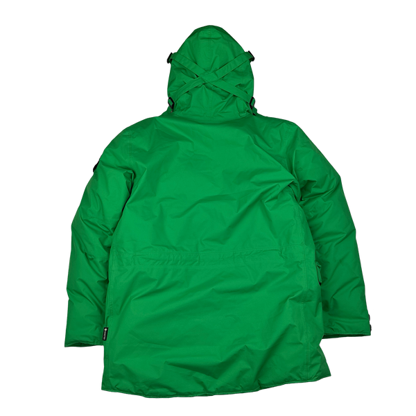 Stone Island 2021 Green Ripstop Gore-Tex Product Technology Down Parka Jacket - Small