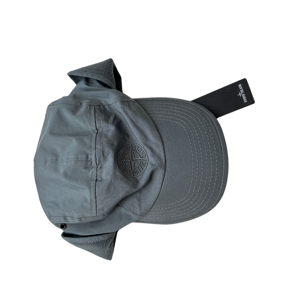 Stone Island Grey Nylon Cap - Large