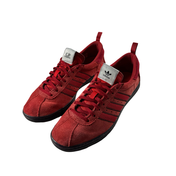 CP Company x Adidas Red Samba Trainers - UK 7.5