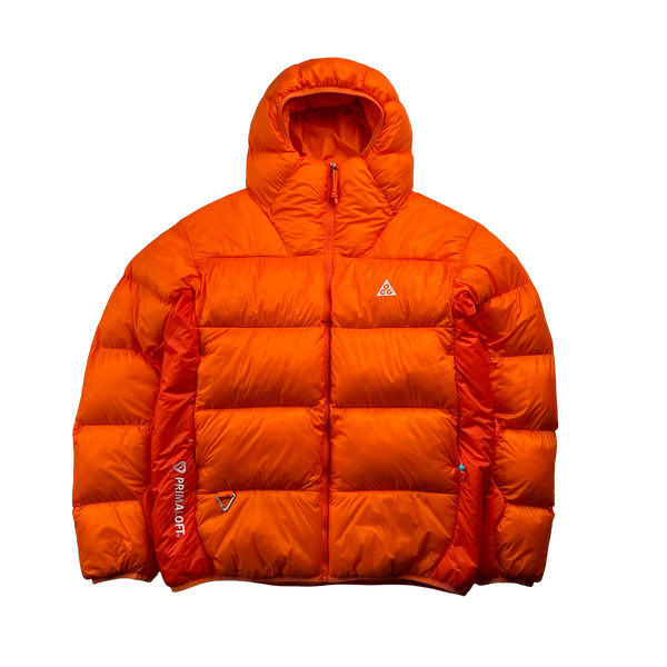 Nike Orange ACG Primaloft Lunar Padded Jacket - Small