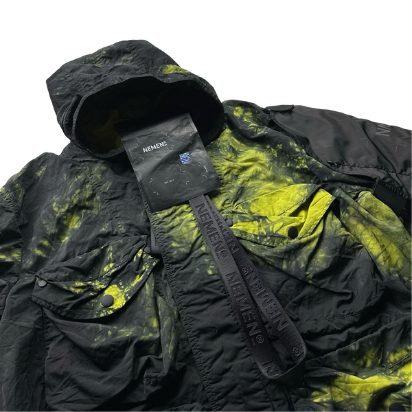 Nemen Tie Dye Multi Pocket Hooded Parka Jacket - XL