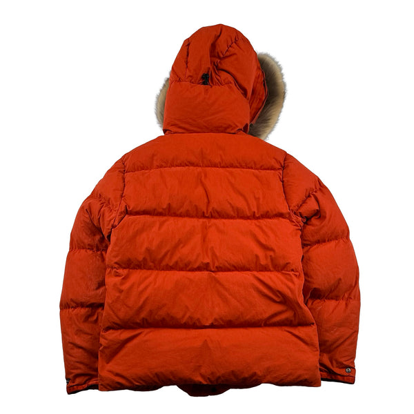 CP Company Orange 50 Fili Down Filled Puffer Jacket - Large