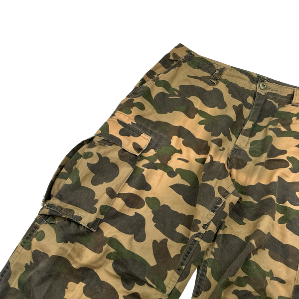 Bape Camo Print Cargo Trousers - 32"