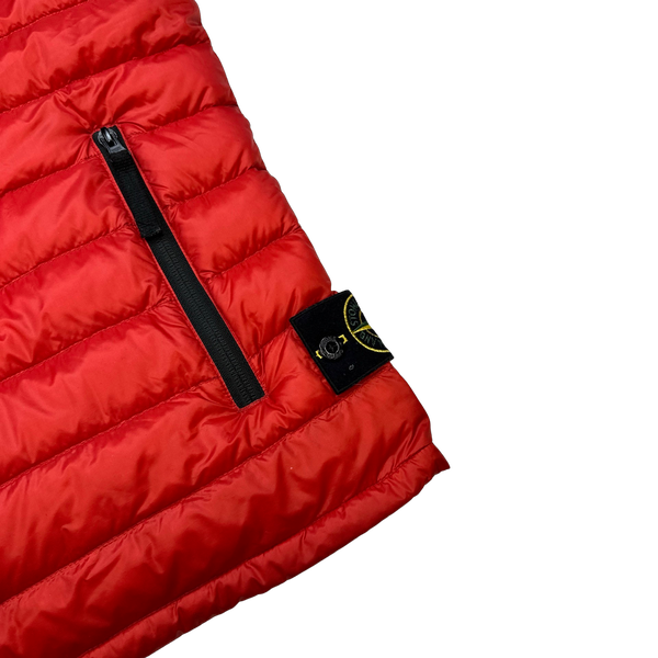 Stone Island 2013 Red Micro Yarn Down Packable Gilet - XXL