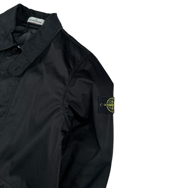 Stone Island 2013 Raso Gommato Black Dutch Rope Liner Jacket - Large