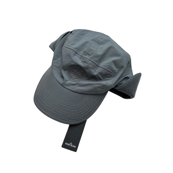 Stone Island Grey Nylon Cap - Large