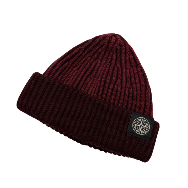 Stone Island 2013 Rare Red Two Tone Beanie Hat