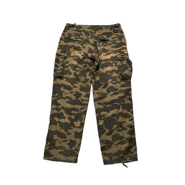 Bape Camo Print Cargo Trousers - 32"