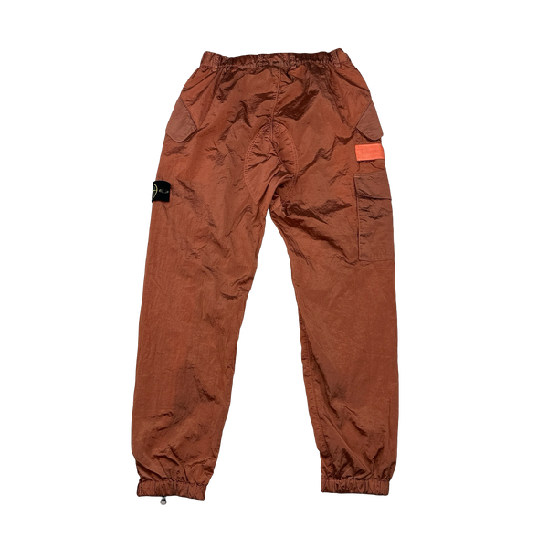 Stone Island 2022 Nylon Metal Rust Zipped Flight Cargo Trousers - 30"